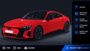 3D model 2022 Audi RS e-tron GT 3D Model  Electric Performance Grand Tourer