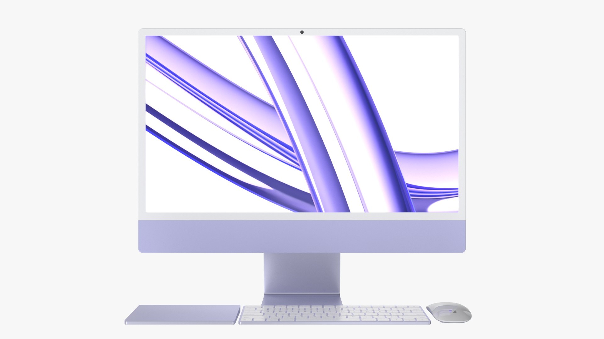 Apple iMac 2023 Purple 3D - TurboSquid 2151966