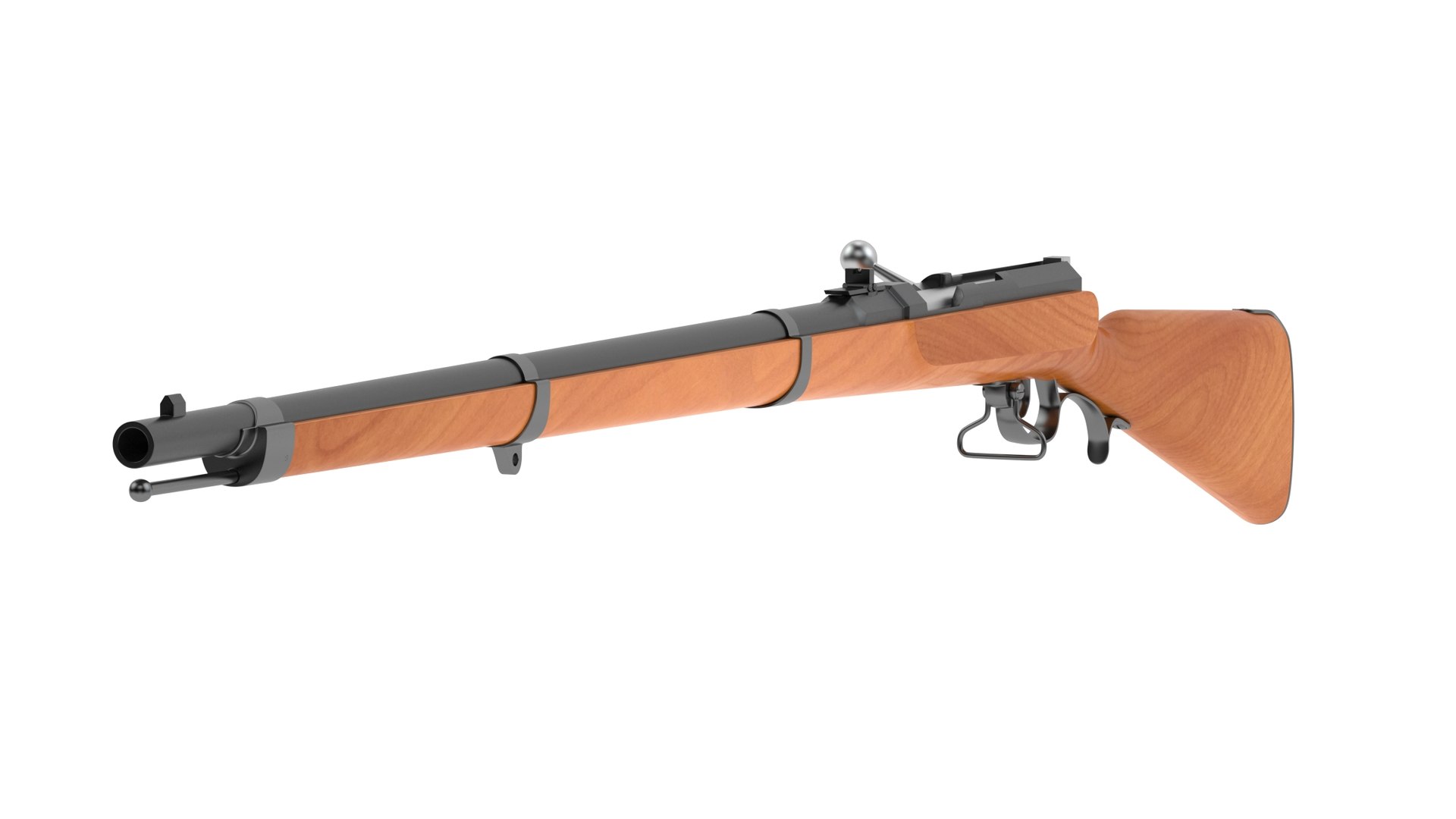 3D Model Dreyse Needle Gun TurboSquid 1736547