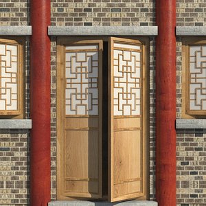 3D Chinese style Windows model
