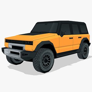 Generic off-road SUV 3D model