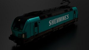 3D Siemens Vectron Electric Locomotive