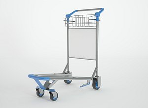 3D airport cart model