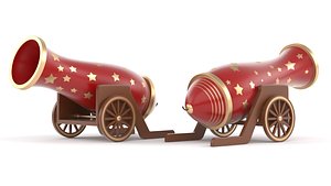 3D model Circus Cannon