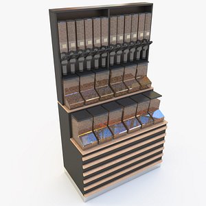 3d model dispenser dried fruits
