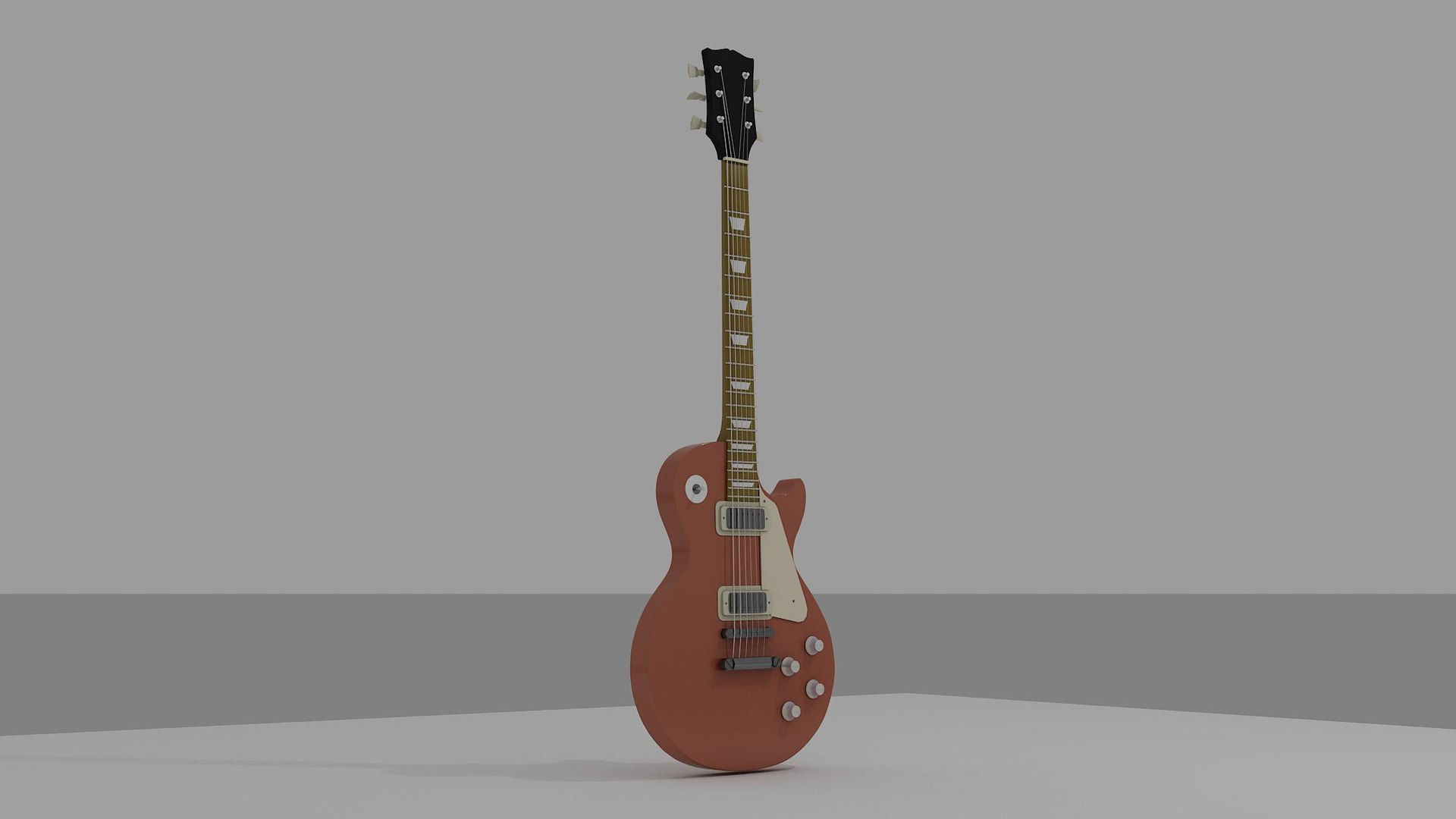 3D Guitar Gibson Les Paul - TurboSquid 2004082