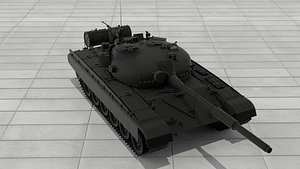 3D T72 Ural Modo 17 model