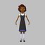 Black Girl 02 Cartoon