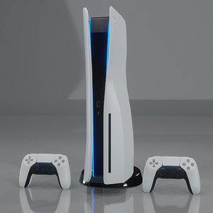 playstation 5 3D model