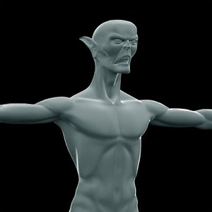 3d goblin monster model