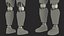 Enfant cyborg humanoïde en posture de réflexion