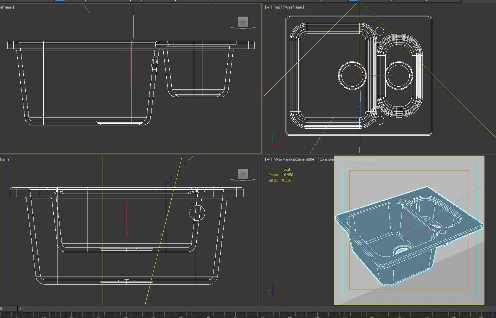 kitchen sink 3d model