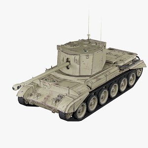Cruiser Tank Mk VIII Challenger 3D model