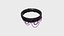 Girocollo B03 Nero Viola - Character Design Punk Gothic