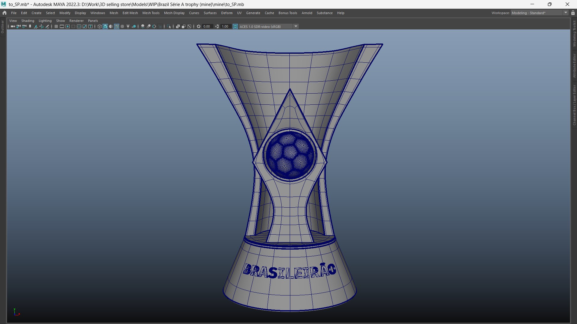 Copa Sudamericana Trophy 3D Model - TurboSquid 2544959