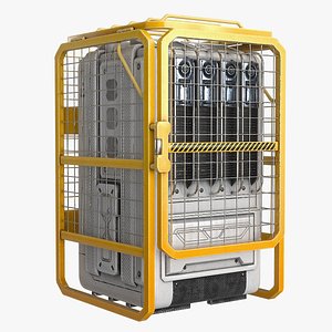 3D Sci Fi Device Generator Battery v1