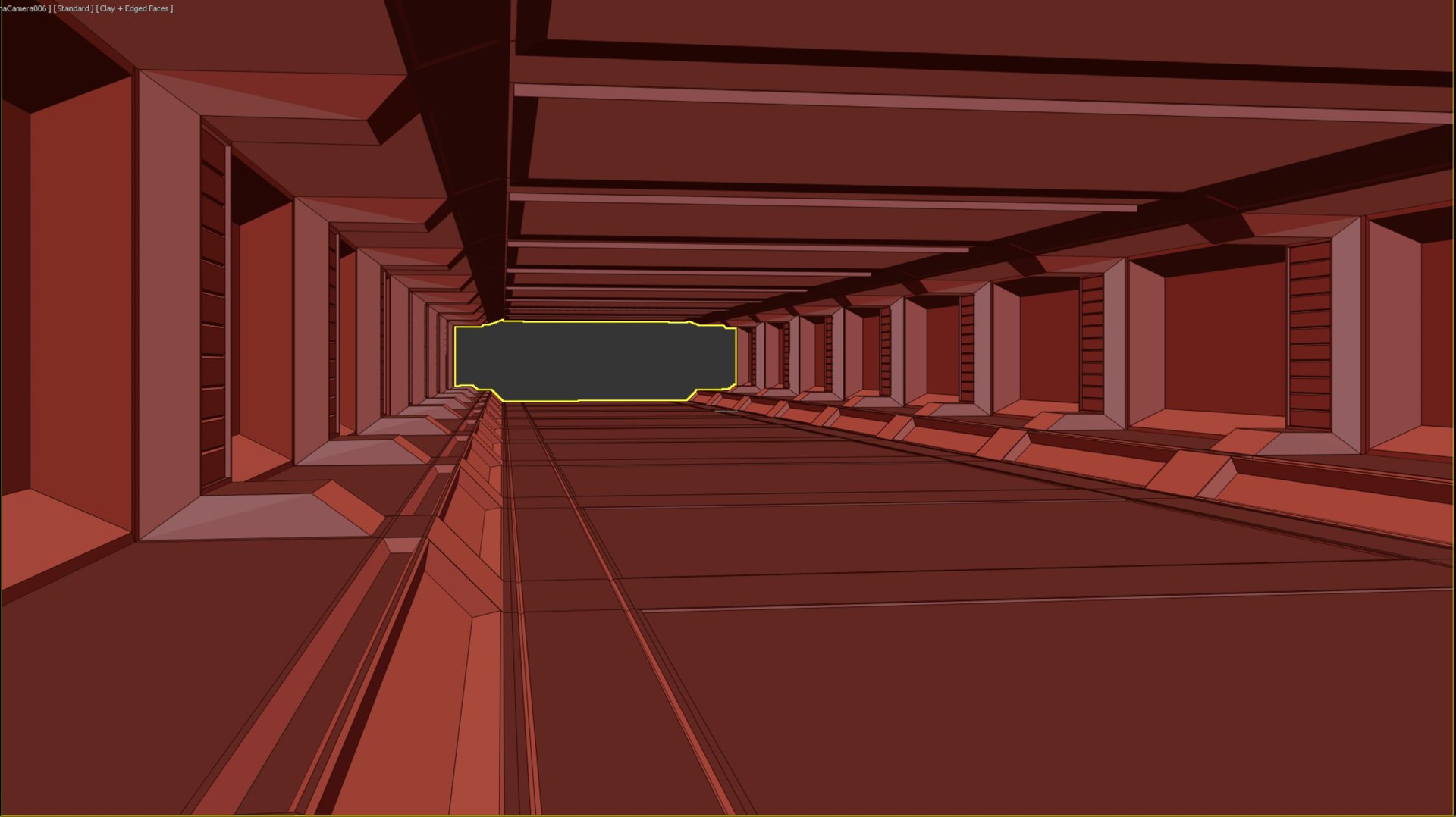 Low Poly Sci Fi Corridor 08 3D - TurboSquid 2097074