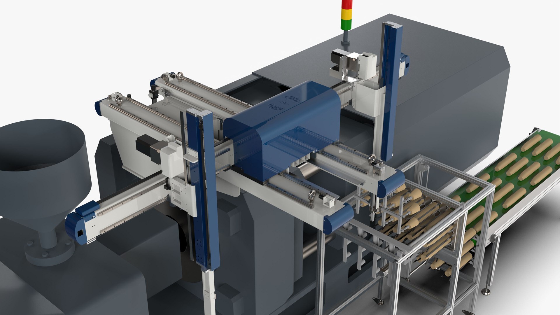 3D High Speed Manipulator Paper Cup Stacking And Conveying Equipment ...