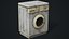 Realistic Old Washing Machine - PBR Low Poly