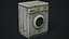 Realistic Old Washing Machine - PBR Low Poly