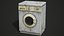 Realistic Old Washing Machine - PBR Low Poly