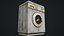 Realistic Old Washing Machine - PBR Low Poly