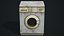 Realistic Old Washing Machine - PBR Low Poly