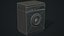 Realistic Old Washing Machine - PBR Low Poly