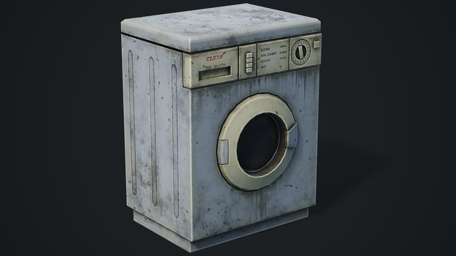 Realistic Old Washing Machine - PBR Low Poly 3D model https://p.turbosquid.com/ts-thumb/ov/AqzeWC/qf/screenshot036/png/1678813600/1920x1080/fit_q87/5b91285fc0faa3485a66fca96ec142fbf8c1e025/screenshot036.jpg