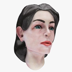 3D famale head 03