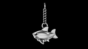 3D Shark key holder