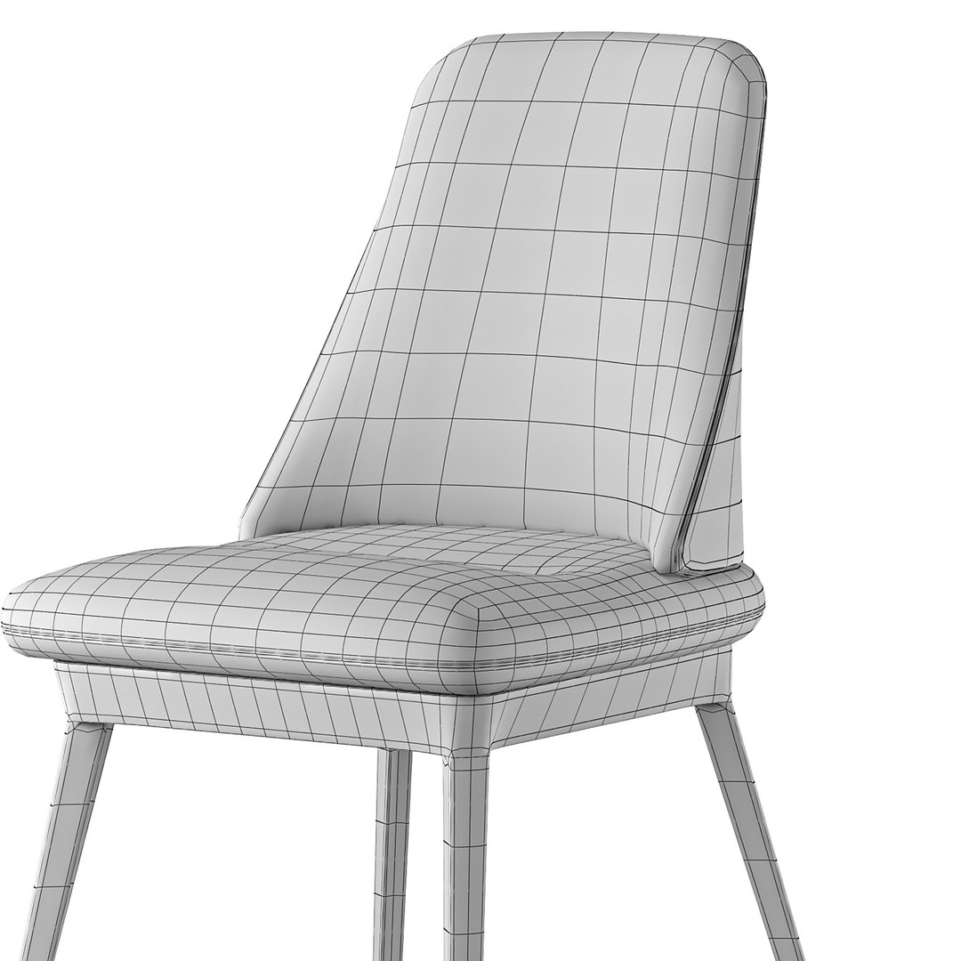 3D Scribe Chair By Collinet Model - TurboSquid 1940318