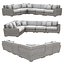 복원 하드웨어 BIARRITZ MODULAR L-SECTIONAL 소파