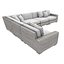 복원 하드웨어 BIARRITZ MODULAR L-SECTIONAL 소파
