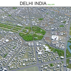 3D city area building