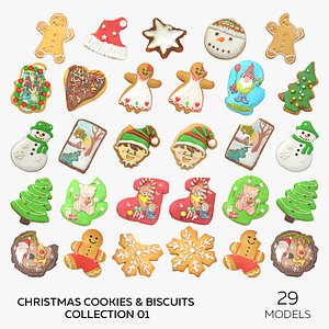 Christmas Cookies and Biscuits Collection 01 - 29 models