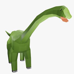 Brachiosaurus - Low Poly