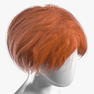 Short Hair Wig Red