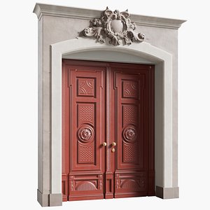 Exterior Entrance Front Door New Wood model