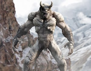 3d monster realistic