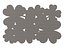 Teppich Trèfle Taupe