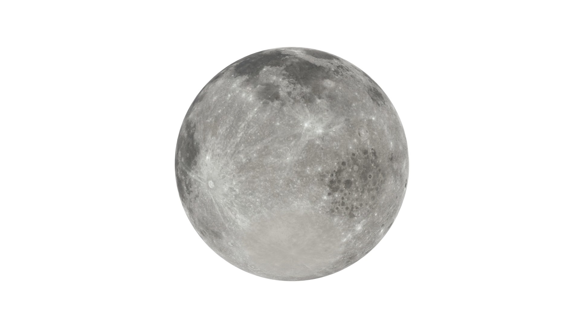 Moon 3D Model - TurboSquid 1907567