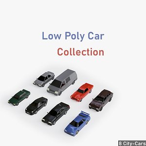 Low Poly Car Collection