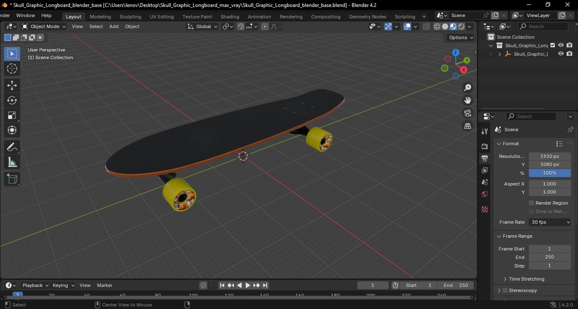 3D model Skull Graphic Longboard https://p.turbosquid.com/ts-thumb/ov/aAp4Qc/d7/skull_graphic_longboard_1010/jpg/1744962128/1920x1080/fit_q87/a0cfe42ca08d23764fc641dbf11533d841019eb3/skull_graphic_longboard_1010.jpg