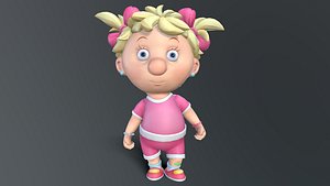 3D girl model