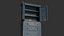 Holzschrank Blau 04