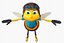 Bee Cartoon Character