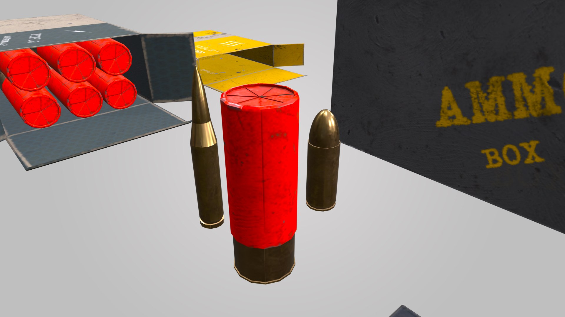 FPS Ammo Boxes Pack 3D Model 3D Model - TurboSquid 2118730
