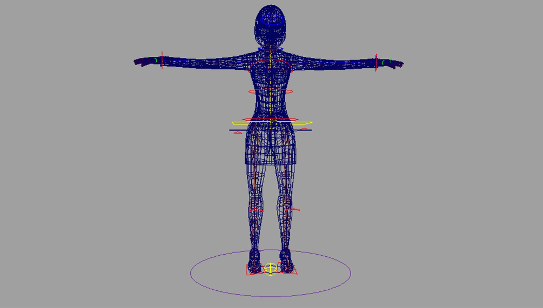 Rigged Character Obj