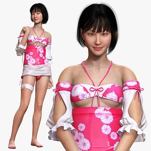 Noi - Pink Paradise Asian Beach Beauty